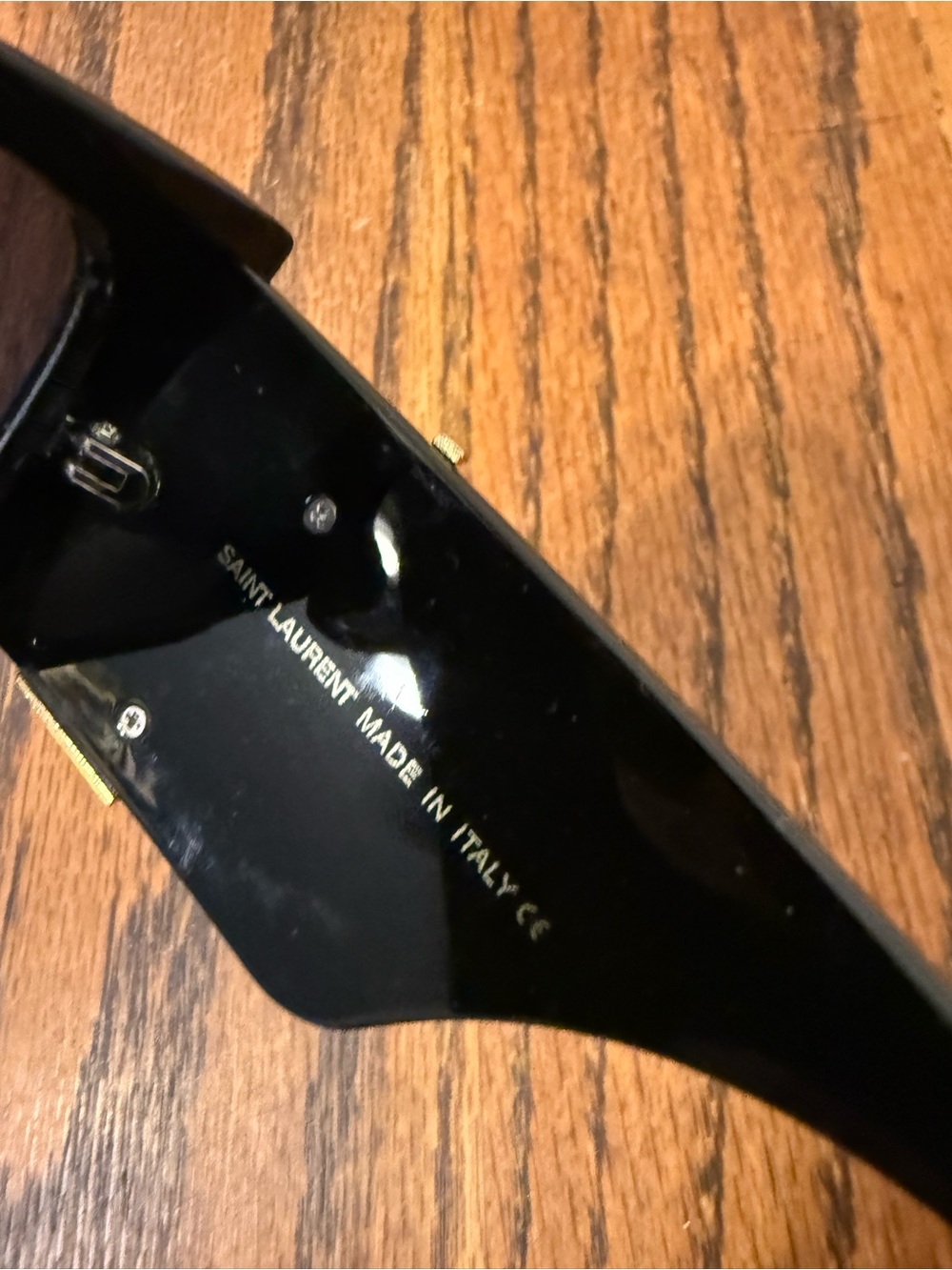 YSL black cat eye sunglasses large women’s - Picture 5 of 6